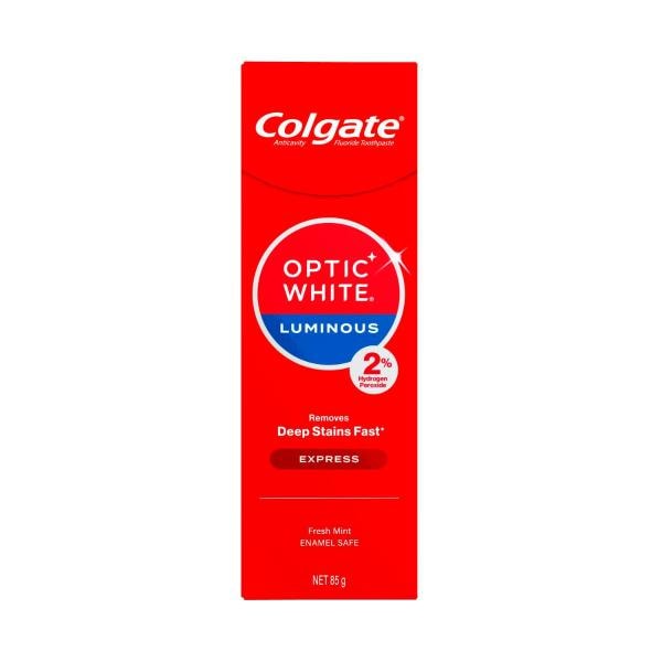 Colgate Optic White Expert Express Teeth Whitening Toothpaste With 2% Hydrogen Peroxide | 85g
