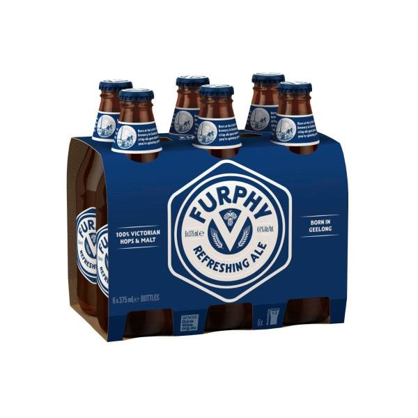 Furphy Refreshing Ale Bottle 375mL | 6 Pack