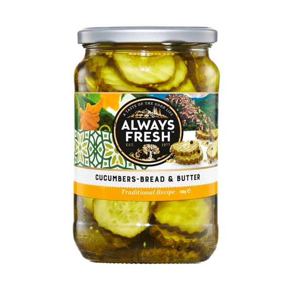 Always Fresh Cucumbers Bread & Butter | 700g