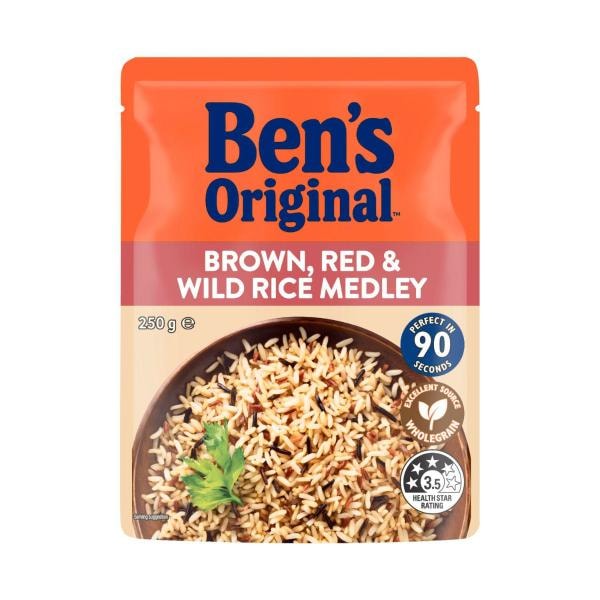 Ben's Original Brown Red And Wild Medley Rice Pouch | 250g