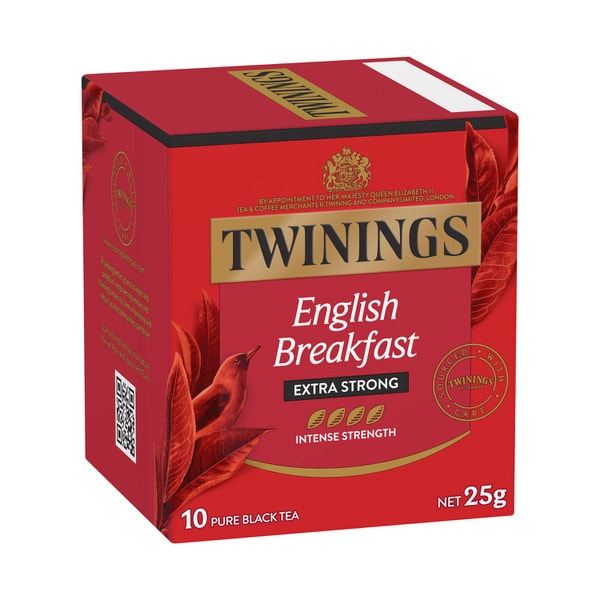 Twinings English Breakfast Extra Strong Tea Bags | 10 pack