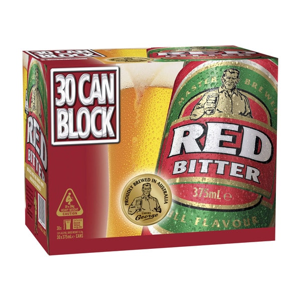 Red Bitter Block Can 375mL | 30 Pack
