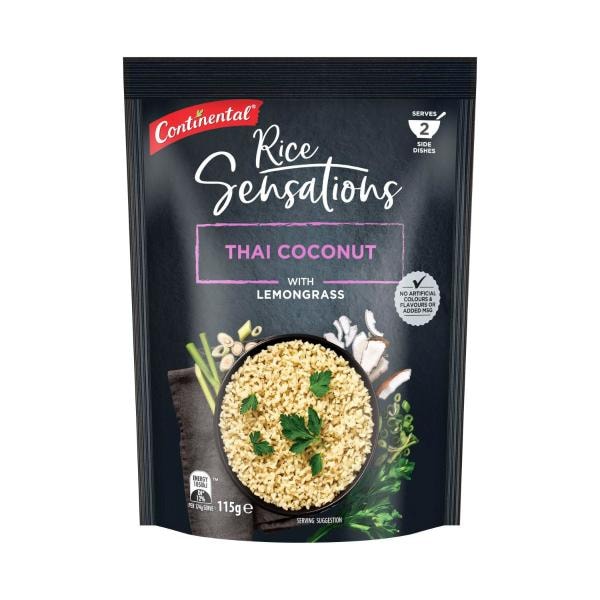 Continental Thai Coconut & Lemongrass Rice Serves 2 | 115g