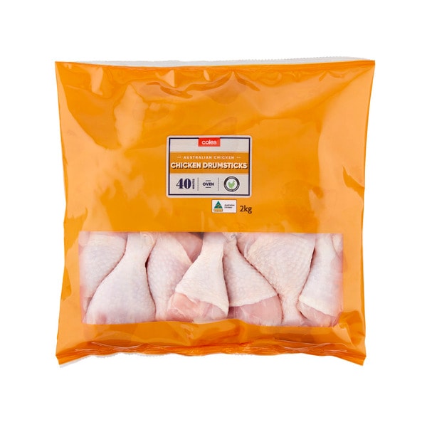 Coles RSPCA Approved Chicken Drumsticks | 2kg