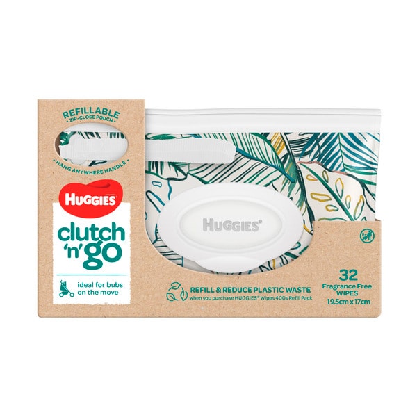 Huggies Refillable Baby Wipes Clutch ?N? Go | 1 pack