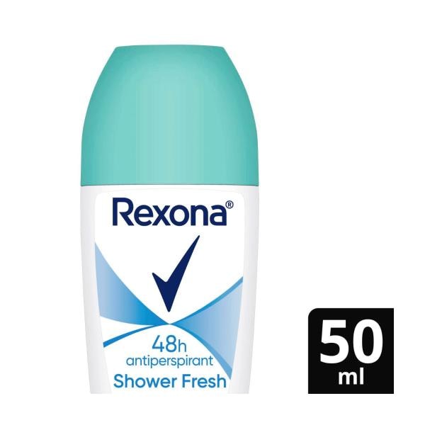 Rexona Womens Invisible Shower Fresh Roll On Deodorant  | 50mL