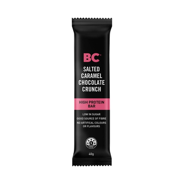 BC Snacks Salted Caramel Chocolate Crunch High Protein Bar | 40g