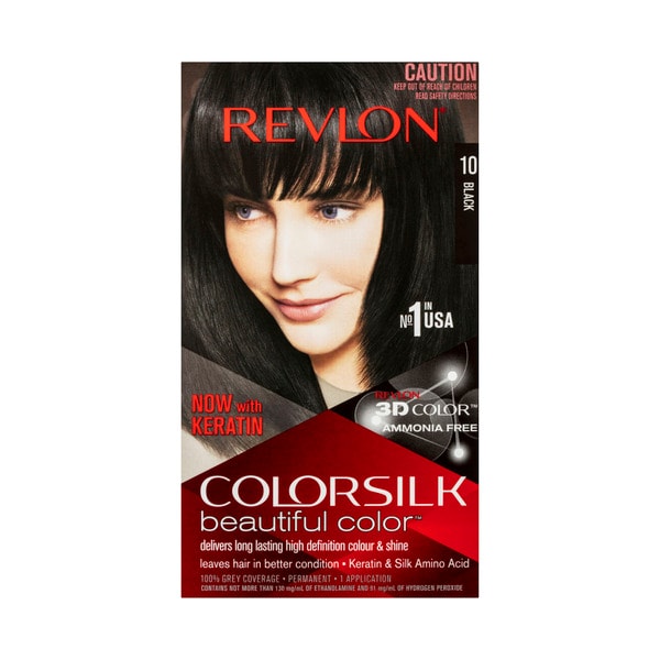 Revlon Colorsilk Black 10 Hair Color | 1 pack