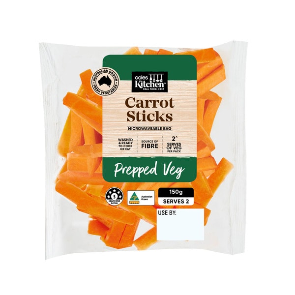 Coles Kitchen Carrot Sticks | 150g