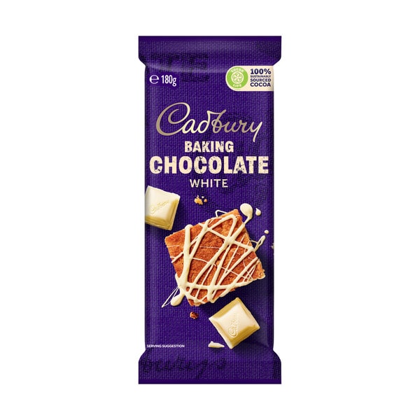 Cadbury Baking White Chocolate Block | 180g