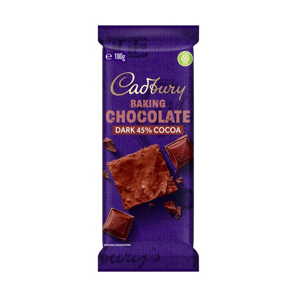Cadbury Baking Dark Chocolate Block | 180g