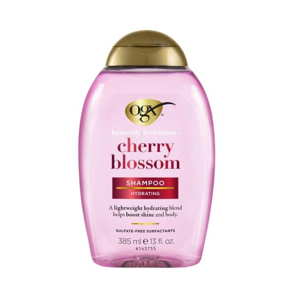 Ogx Heavenly Hydration + Shine Cherry Blossom Shampoo For Thin And Fine Hair | 385mL