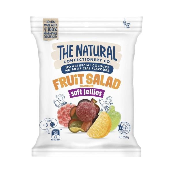 The Natural Confectionery Co. Fruit Salad Soft Jellies | 220g