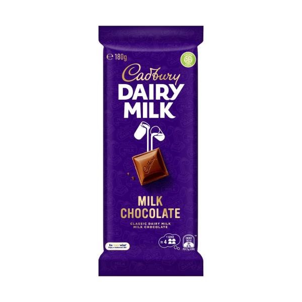 Cadbury Dairy Milk Chocolate Block | 180g