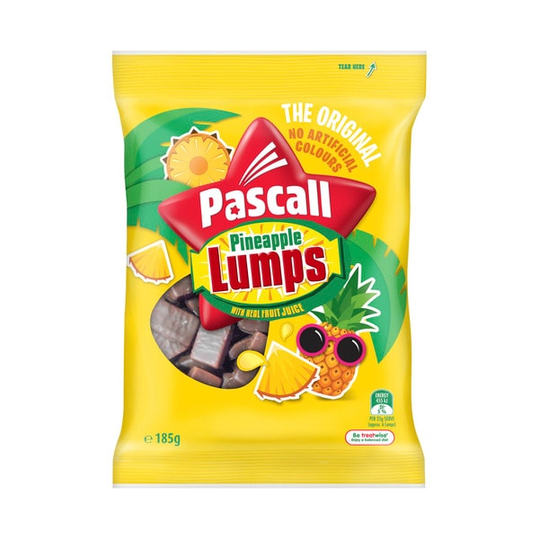 Pascall Pineapple Lumps Lollies | 185g
