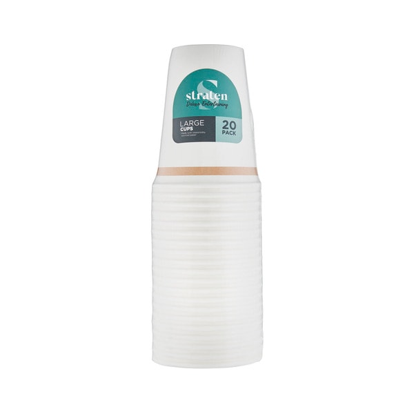 Straten Large Cups | 20 pack