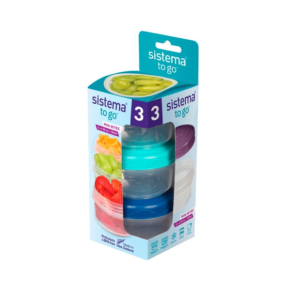 Sistema To Go Mini Bites | 3 pack