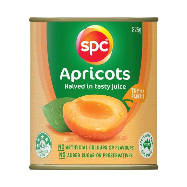 SPC Canned Fruit Apricot Halves In Juice | 825g