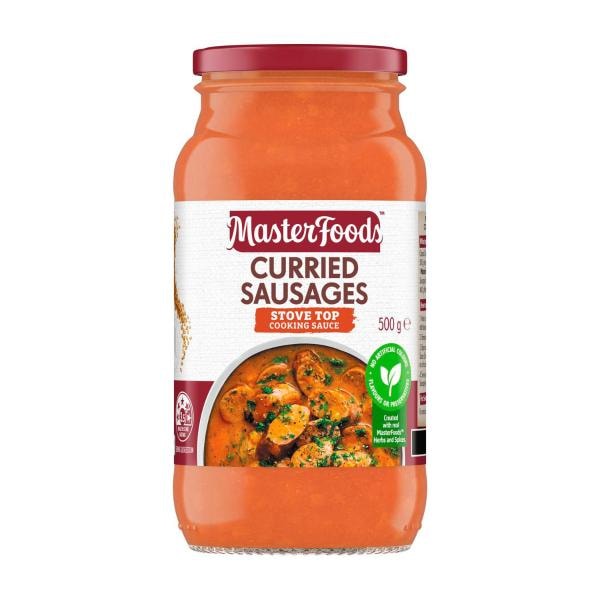 MasterFoods Curried Sausages Cooking Sauce | 500g