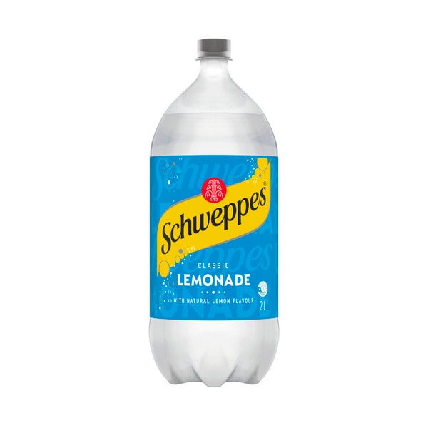 Schweppes Lemonade Soft Drink Single Bottle | 2L