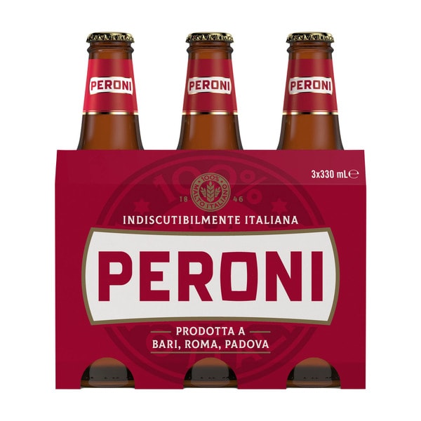 Peroni Red Imported Bottle 330mL | 3 Pack