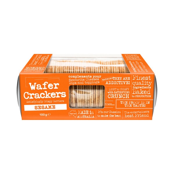 Fine Foods Sesame Wafer Crackers | 100g