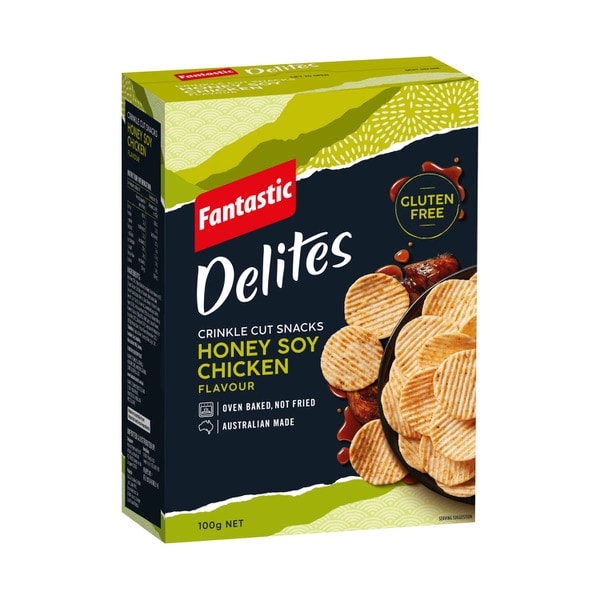 Fantastic Delites Rice Snacks Honey Soy Chicken | 100g