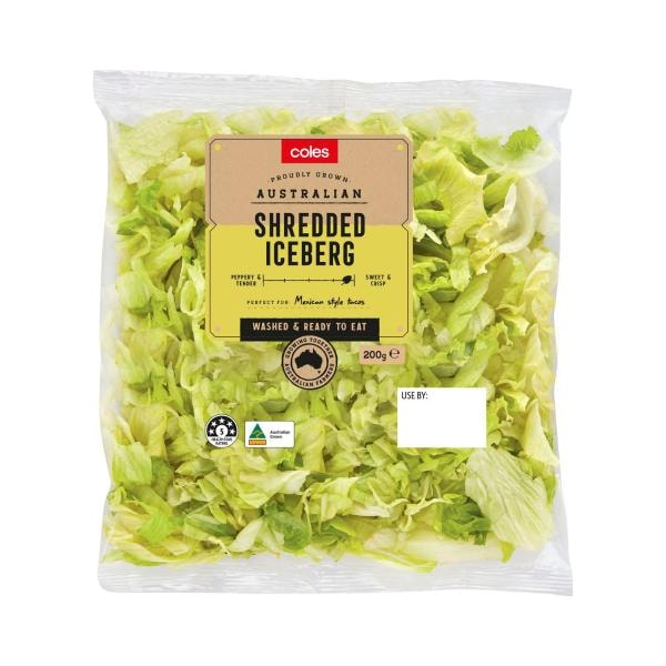 Coles Shredded Iceberg Lettuce | 200g