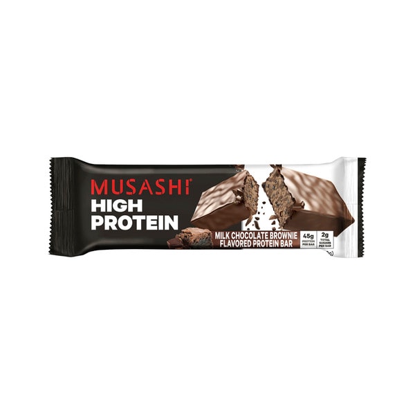 Musashi High Protein P45 Bar Milk Chocolate Brownie | 90g
