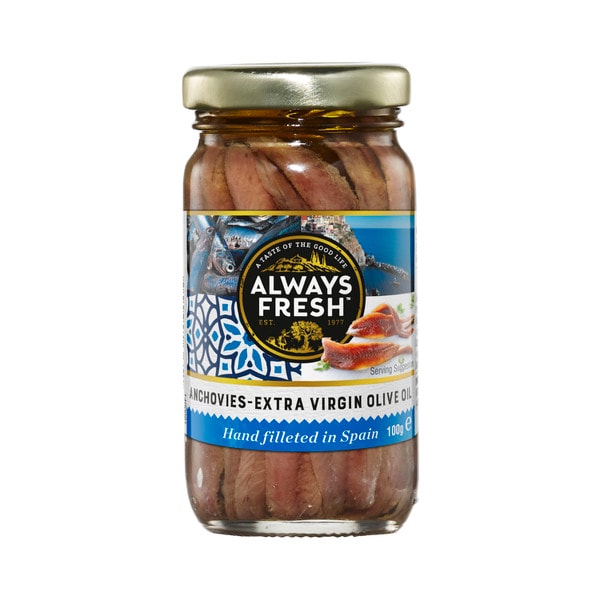Always Fresh  Flat Anchovies In Olive Oil | 100g