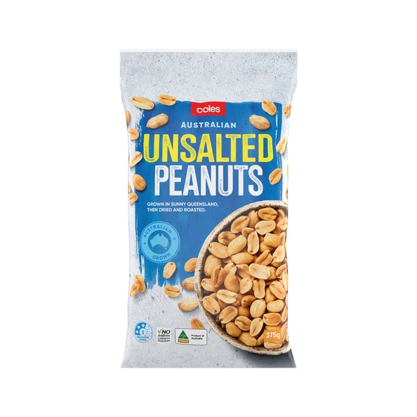 Coles Australian Peanuts Unsalted | 375g