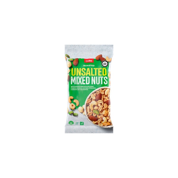 Coles Mixed Nuts Unsalted | 375g