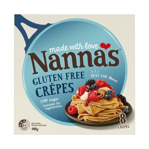 Nanna's Frozen French Style Crepes | 400g