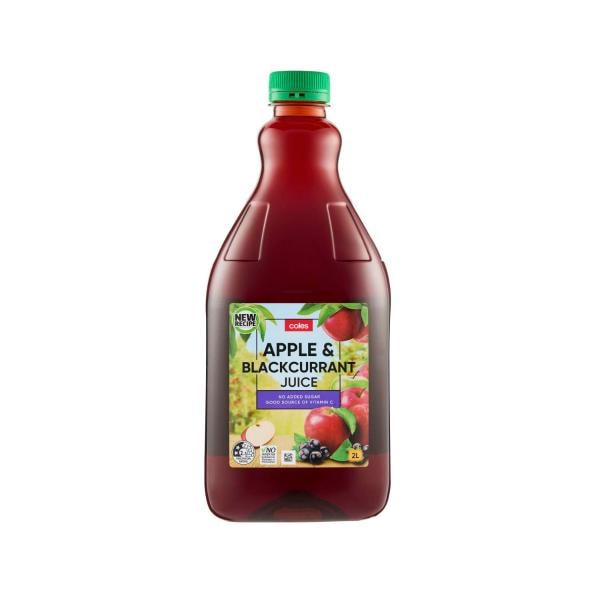 Coles Apple & Blackcurrant Juice | 2L