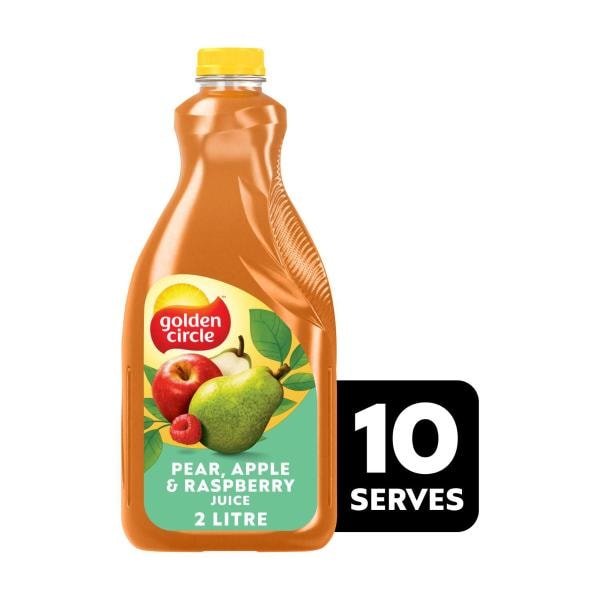 Golden Circle Pear Apple & Raspberry Juice No Added Sugar Fruit Juices | 2L