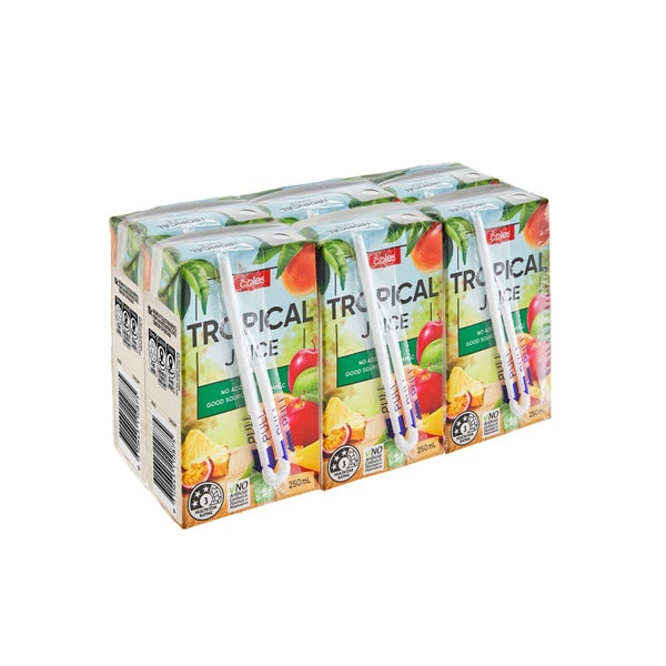 Coles Tropical Juice 250mL | 6 pack