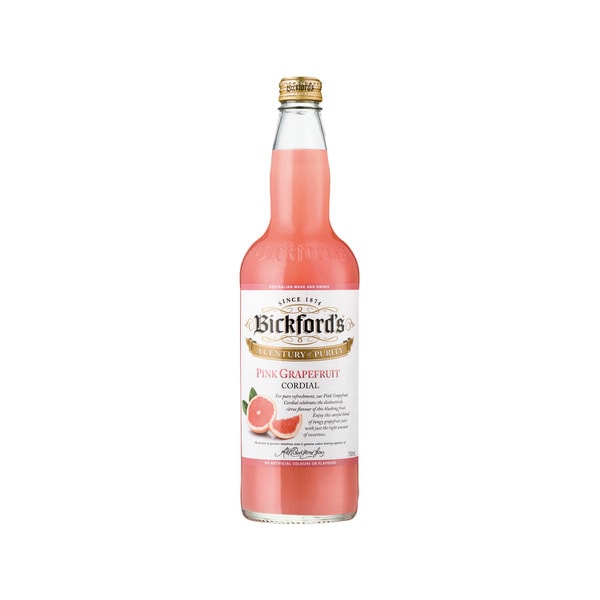 Bickford's Pink Grapefruit Cordial | 750mL