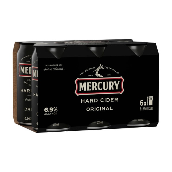 Mercury Hard Cider Can 375mL | 6 Pack