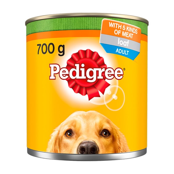 Pedigree Loaf With 5 Kinds Of Meat Adult Wet Dog Food Can | 700g