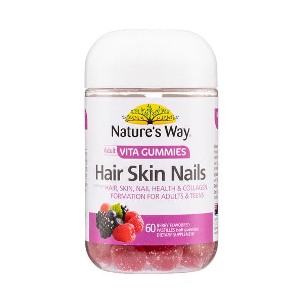 Nature's Way Vita Gummies Hair- Skin & Nails | 60 pack
