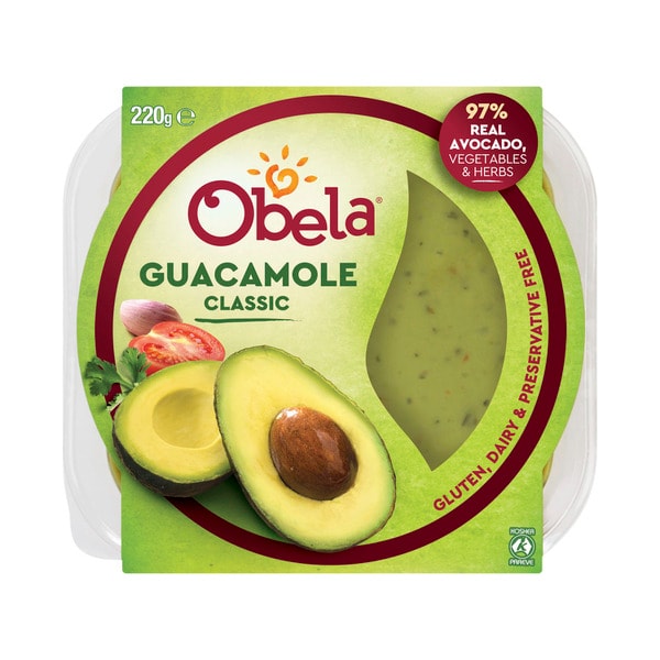 Obela Classic Guacamole Dip | 220g