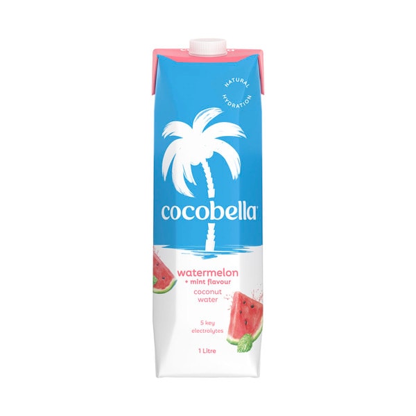 Cocobella Watermelon & Mint Flavour Coconut Water | 1L