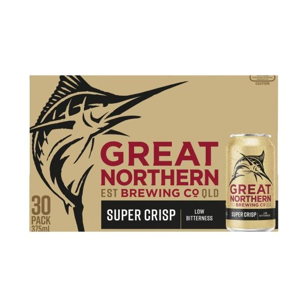 Great Northern Super Crisp Lager Block Can 375mL | 30 Pack