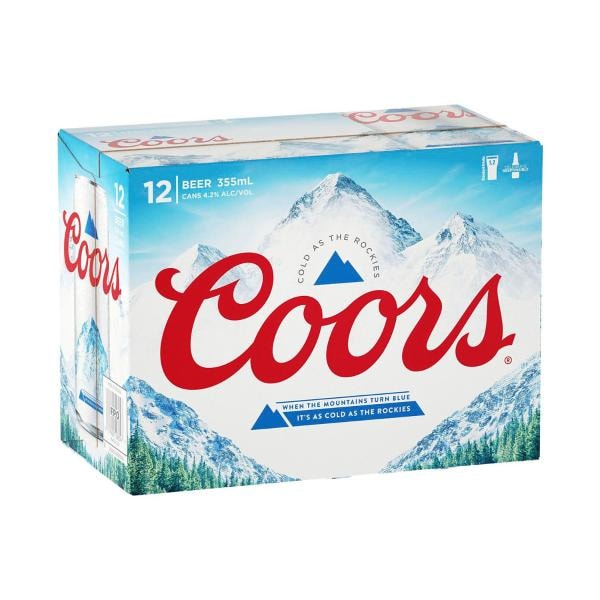 Coors 12Pk Can 355mL | 12 Pack