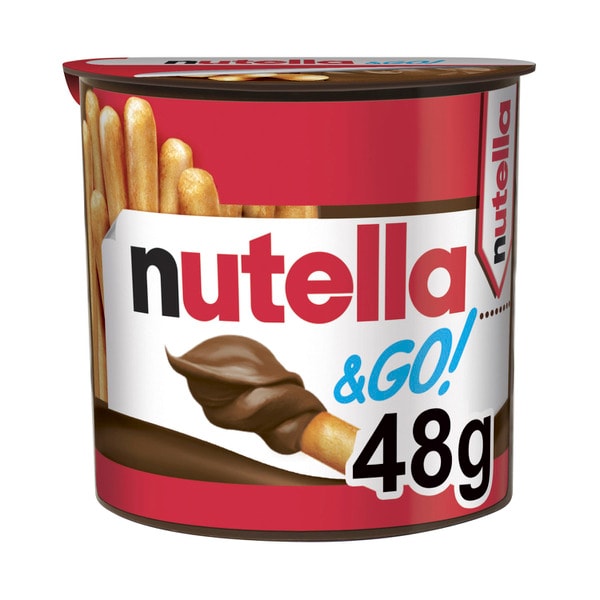 Nutella Ferrero Hazelnut Spread With Cocoa + Breadsticks | 48g
