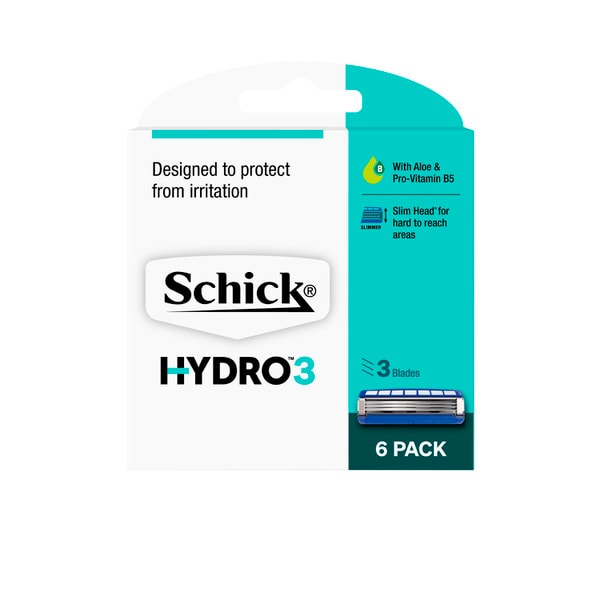 Schick Hydro 3 Blades Kit | 6 pack
