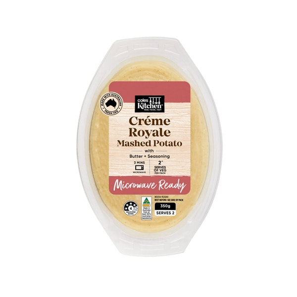 Coles Kitchen Creme Royale Potato Mash | 350g