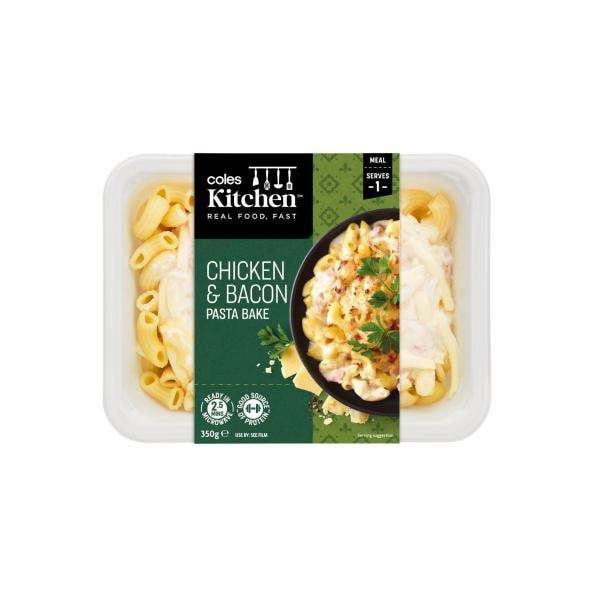 Coles Kitchen Chicken & Bacon Pasta Bake | 350g