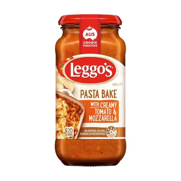 Leggo's Creamy Tomato & Mozarella Pasta Bake Sauce | 500g