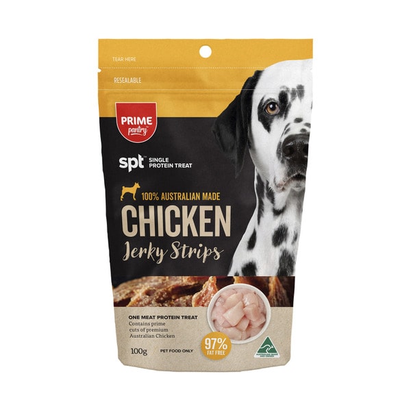 Prime Pantry Jerky Dog Treat Chicken | 100g